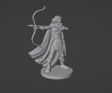 Dragonborn Female Ranger 28mm Scale DND D D Tabletop Miniature
