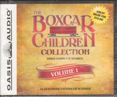 New BOXCAR CHILDREN COLLECTION Volume 1 Warner Stories 1-3 on 6 Audio CDs