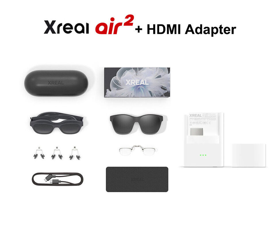 XREAL Air 2 Pro Smart AR Glasses | 3D VR Gaming | 330 inch XREAL Air 2 Pro Smart AR Glasses | 3D VR Gaming | 330 inch
