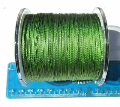 330yds 300m GREEN 30 pound SUPER LINE BRAID Braided Fishing Line Bass Tuna  Pike | eBay