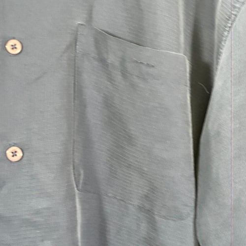 Maxini Collezione Shirt Mens Medium Blue Button Up Long Sleeve Pocket - Picture 3 of 10