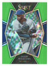 Devin Williams 2022 Select Neon Green /99 #151 Numbered Parallel
