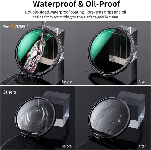 K&F Concept 43mm Variable ND3-1000 Filters Adjustable ND Neutral Density Filters - Picture 5 of 8
