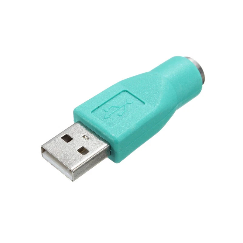 PS2 PS/2 FEMALE TO USB MALE MOUSE OR KEYBOARD ADAPTER CONVERTOR FOR COMPUTER PC - Image 2 of 4