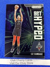 2021 #8 Liz Cambage WNBA Panini Prizm Get Hyped Base Insert Aces