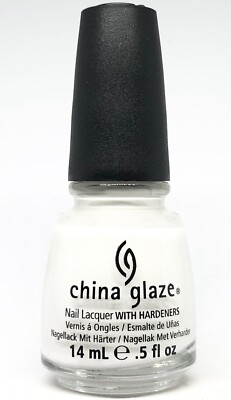 China Glaze Nail Polish White On White 023 True White French Manicure Lacquer