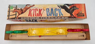 Vintage Schaper Kick Back Game of Action & Skill Complete in Original Box