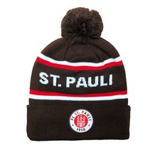 St. Pauli Bommelmütze - St. Pauli Strick Wintermütze - 100% Acryl Erwachsene