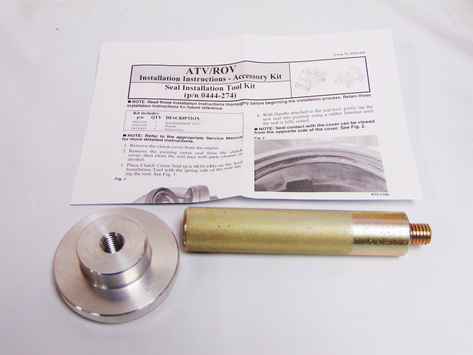OEM Arctic Cat ATV CLU Cover Seal Installation Tool Kit w/ Instructions