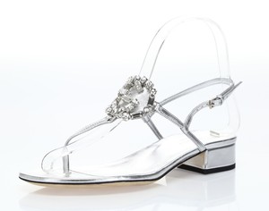 silver gucci sandals