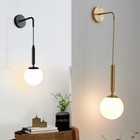 Indoor Wall Lamp Bedroom Wall Light Home Wall Lighting Hallway Glass Wall Sconce