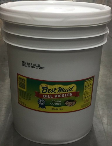 Best Maid Dill Pickle 60-80 Count 5 Gallons - Bild 1 von 3