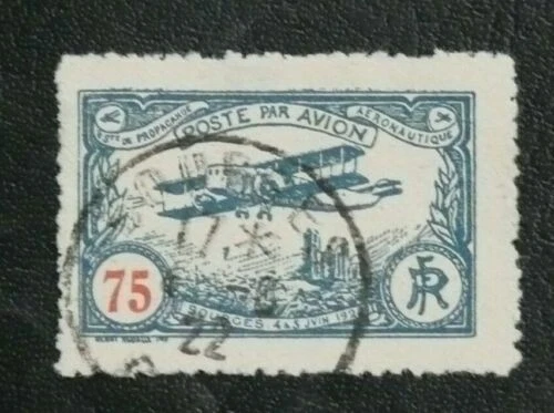Timbres de la poste aérienne avec 4 timbres