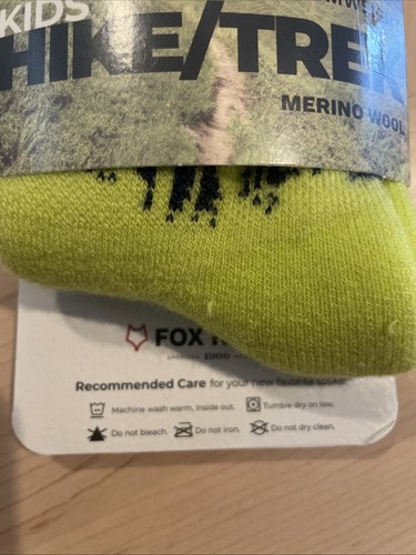 Kids Fox River Merino Wool Hike Hiking Socks Medium Weight Small 9-11.5 - Picture 3 of 7