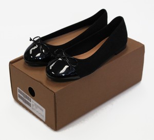womens black wide fit flat shoes