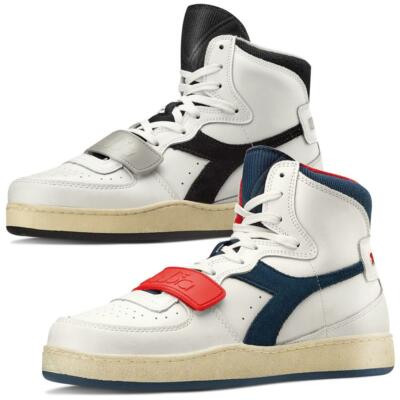 Diadora MI Basket Used Herren Hi Top Sneaker Sportschuhe Turnschuhe