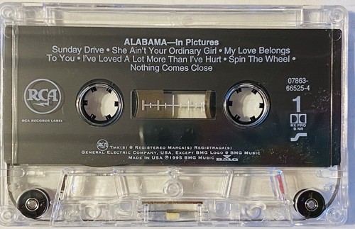 Vintage Alabama Cassette Tape “In Pictures”1995 RCA Country Music Tested Plays - Picture 7 of 8