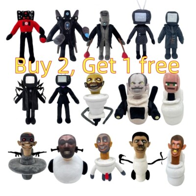 Skibidi Toilet Plush Stuffed Doll Toys Titan TV Man Speakerman Audio Kids Gifts