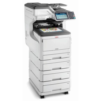 Oki MC883dnv 4 in 1 Farblaser-Multifunktionsdrucker 3 Kassette Fax Scan - DEMO