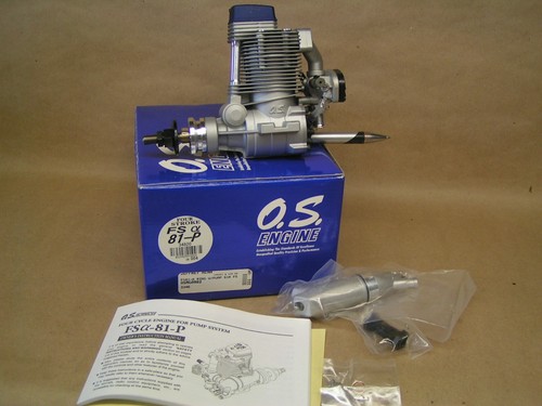 "VERY RARE" NEW O.S. FS a, "ALPHA", .81 engine, PUMPED, all original, box papers