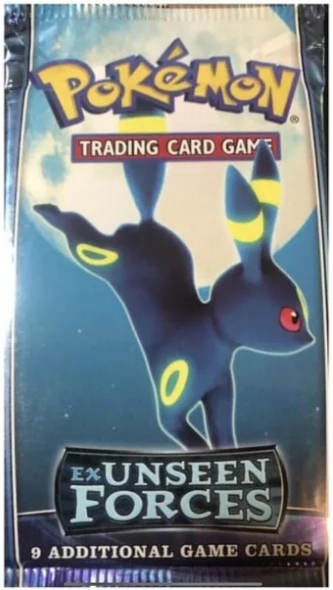 2005 Pokemon Card Game (TCG) - ex UNSEEN FORCES - Empty Booster Packs  Wrappers | eBay