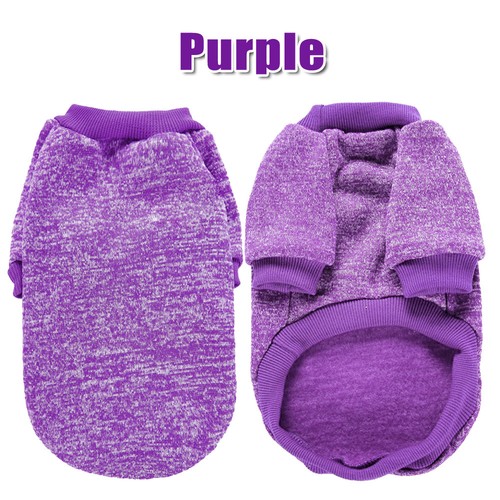 Cute Pet Dog Warm Jumper Sweater Clothes Puppy Cat Knitwear Knitted Coat Winter - Picture 7 of 8