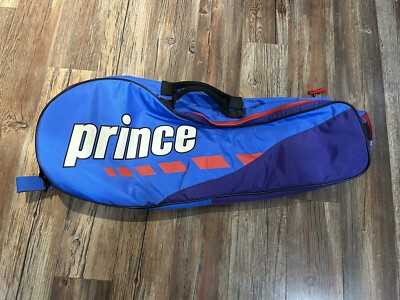 Sac raquette de tennis sport Prince vintage années 80 nylon PVC rare