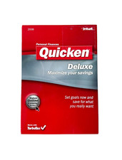 Intuit Quicken Deluxe 2008 For Windows '00/'03/XP/Vista NOT for Win 10/11