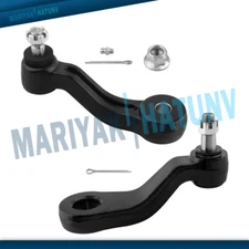 2 Front Steering Pitman & Idler Arm For Chevrolet Tahoe Blazer Cadillac Escalade