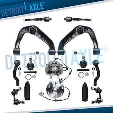 14pc 4WD Front Upper Control Arm Wheel Hub for Nissan Frontier Pathfinder Xterra