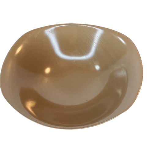 Vintage Oneida Premiere MCM Cocoa Brown Melamine Salad Bowls Set Of 8 Oblong - Picture 4 of 9