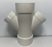 Charlotte 612 PVC Reducing Tee Double WYE