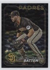 2024 Topps Series 2 Super Box Black Foil Matthew Batten #384 6k2