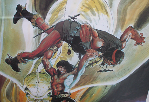 1974 SAVAGE SWORD of CONAN Neal Adams POSTER 23"x35" Rolled CM4784 - Picture 5 of 5