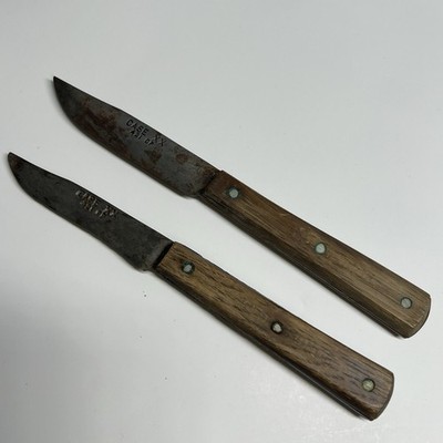 Vintage Old Forge 3'' Blade CASE XX 421 CP Carbon Chef's Paring Knife USA (2)