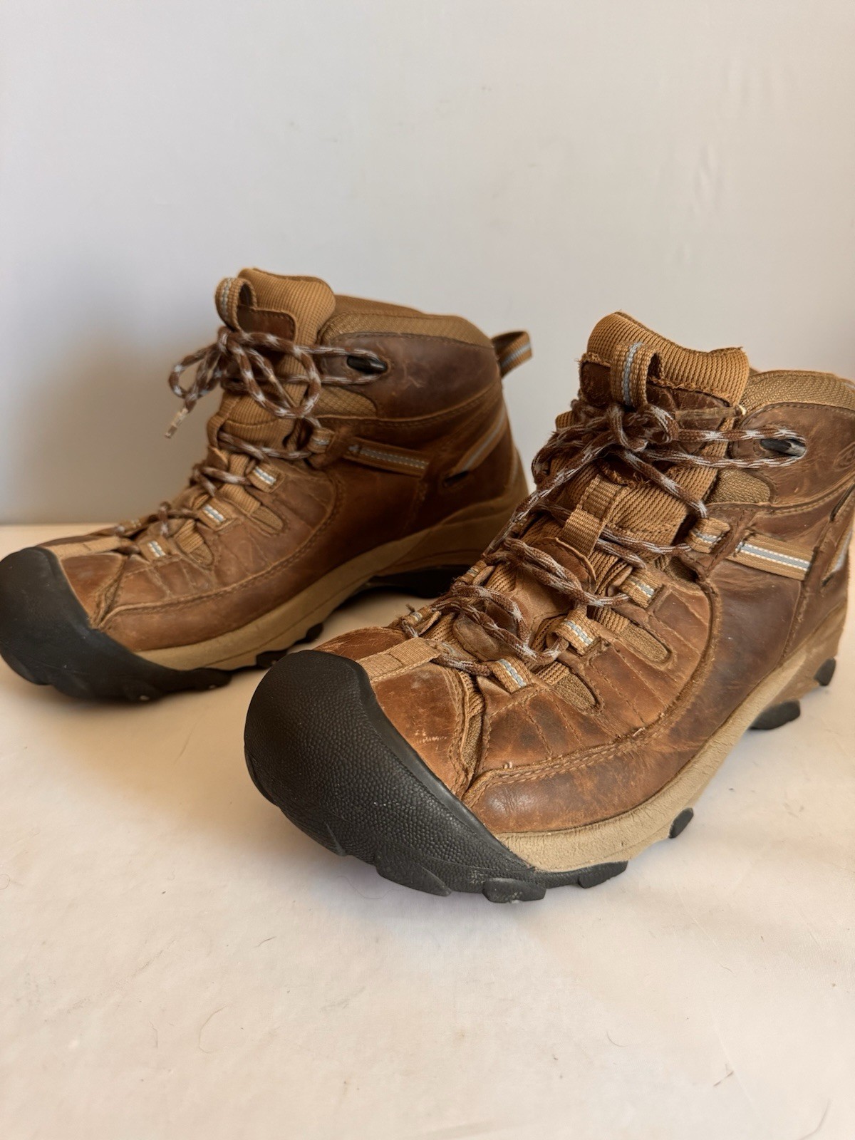 Scarpe da trekking Keen donna taglia 10 marroni medie casual trail asciutte GTS 0711