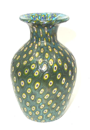 Murano Millefiori 4-5/8" Bud Vase