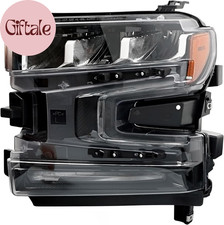 LED Headlight W/Bulbs for Chevy Silverado 1500 LT WT RST LTZ 2019 2020 2021, Rep