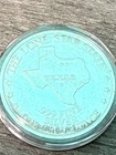 1 oz .999 Fine Silver Texas Lone Star Round | One Troy Ounce Bullion Capsule TX
