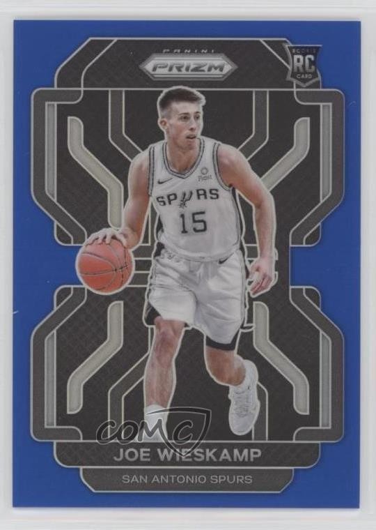 2021-22 Panini Prizm Blue Prizm 188/199 Joe Wieskamp #322 Rookie RC gu3