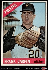 1966 Topps #71 Frank Carpin Pirates 3 - VG