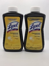 Lysol Concentrate Disinfectant Original Scent 12 fl oz Makes 9 Gallons 2 Pack