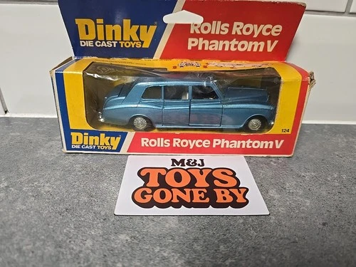 Vintage Dinky Toys Boxed No. 124 Rolls Royce Phantom V