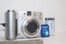 Canon PowerShot A700 Digital Camera 6MP 6x Zoom Working + SD Card AA