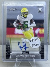 2020 Leaf Draft - Autographs Juwan Johnson #BA-JJ4 (AU, RC)