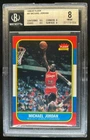 1986-87 Fleer Michael Jordan Rookie RC #57 Bulls BGS 8