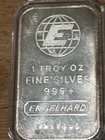 1 oz engelhard silver bar! Vintage. No Reserve