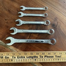 Allied 5pc Combination Wrench Set 11/16" to 3/8" SAE Drop Forged