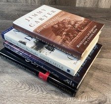 Lot Of 4 Books By President Jimmy Carter - Sources Of Strength, Endangers Values