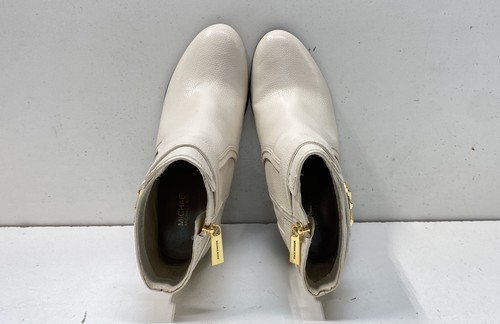Michael Kors Women's White High Heels Ankle Boots Shoes Size 6M - Picture 6 of 7